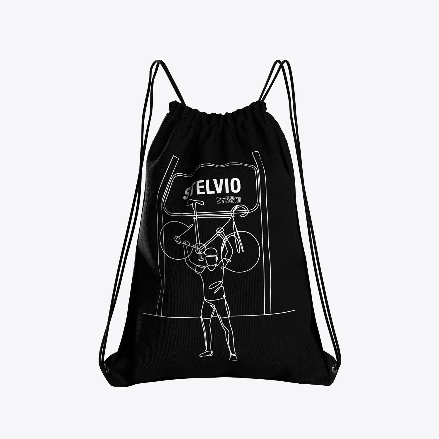 SC Stelvio Finisher Cotton Drawstring Bag