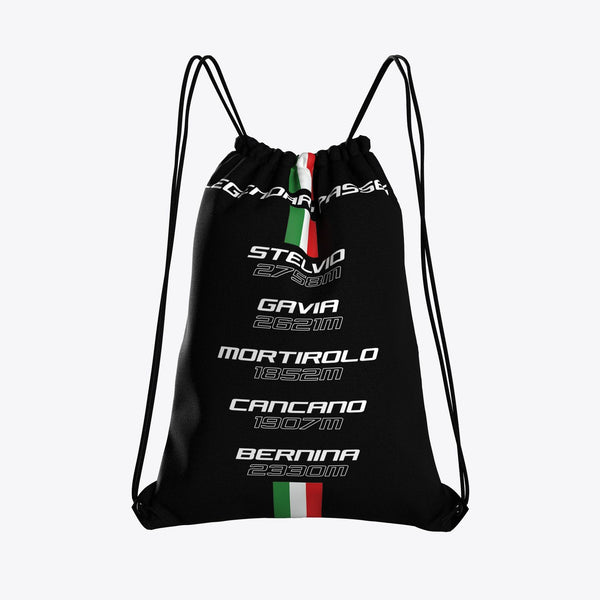SC Stelvio Finisher Cotton Drawstring Bag